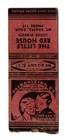 Mt  Shasta California The Little Red House Rental Vintage Matchbook Cover