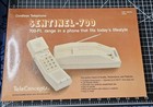 Teleconcepts Sentinel 700 Cordless Phone Push Button Vintage Rare Retro Tech