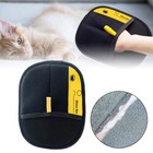 New Electrostatic Pet Hair Removal Gloves Brush  Double-sided Pet Grooming Glove