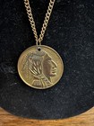 Large Vintage 5 Cent Necklace 
