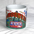 Stone Mountain Mug Travel Souvenir White Heavy Ceramic 16 Oz