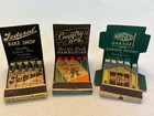 Vntg Feature Printed Stick Matchbooks Country Boy  Hasco Garages  Federal Bake