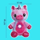 New-ontel Star Belly Dream Lites Stuffed Animal Night Light Magical Pink Unicorn