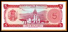 Venezuela  Unc 5 Bolivares Specimen 1968 Specimen Stamp-no Signatures-no Date  