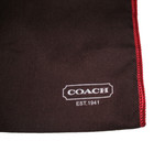 Coach Dust Bag Protective Cover Brown 13 5   x11    Red Drawstring Logo