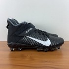 Nike Alpha Menace Pro 2 Mid Football Cleats Black Aq3209-002 Men s Size 12 5