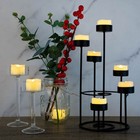 48 Pcs Warm White Led Flameless Flickering Tea Lights  Battery Operated  Bulk