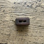 Vintage Miniature Wooden Nautical Pulley Block Single Sheave Anchor Logo 1 5   