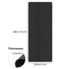 Extra Thick 4mm Exercise Yoga Pilates Mat Gym Fitness Nbr 68 x 24 