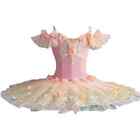 Adult Kids Flower Girls Professional Ballet Tutu Dress Platter Pancake Costume
