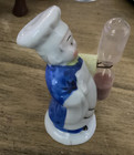 Vintage Chef Porcelain Egg Timer    kitsch   japan