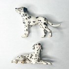 Schleich Dalmatian Dogs Realistic Figures Set 1997 Laying Mom 2006 Standing Dad