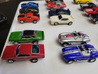 Changed Lot Of  17 Tjet Type Slot Cars Rrr  Dash Colored Chassis From Collection
