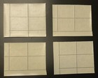 Aden 1949 Kgvi Upu Mint Blocks Sc  32-35  Sg  32-35 Mnh Plate  1 Complete Set  