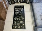 Ny Nyc Queens Bus Roll Sign Rosedale Rr Station Rockaway Higbie Fort Totten Ny