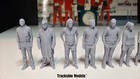 1 32 Scale Slot Car Track Figures - Group 4 - Set Of 10 - Scalextric Carrera Scx