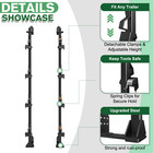 4 Place Trimmer weed Eater Rack For Open enclosed Trailer Landscape Truck Holder