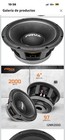 Prv Audio 12w2000 Low Frequency Woofer Pro Loudspeaker 12  8 Ohm 2000 Watts