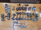 Vintage Door Knobs  Locks   Hardware Lot     Brass  Wood  Porcelain   Cast Iron