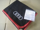 Not For Sale  Audi Original Fleece Blanket  black red  115x70