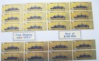20  twenty  Bright Gold 24k Plated  100 Dollar Bills New Style  Free Shipping 