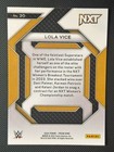 Nxt Wwe Wwf Lola Vice Signed Autographed Card In Person Auto
