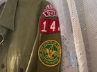 Vintage Bsa Boy Scouts Official Uniform Shirt Adult Mens 15 1 2 Long Sleeve 1971