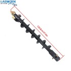 6  X 48  Auger Bit 2  Hex Collar Skid Steer Post Hole Digger Attachment