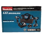 Makita Xt269m 18v Lxt 1 2  Hammer Driver-drill   Impact Driver Combo Kit 4ah new