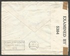 Peru 1942 Censored Cover Lima To Usa