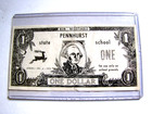 One Scrip Dollar Pennhurst State School Asylum Spring City Pa Play Money