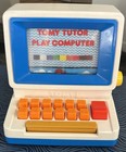 Vintage Tomy Tutor Play Computer Toy For Parts Or Repair 80s