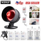 Wireless Home Shop Alarm Security System Alert Garage Burglar Door Sensor Kit Us