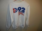 1992 Democratic National Convention White Sweatshirt Size Large 