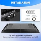 Top Roof Compatible With 1990-2027 Kawasaki Mule 4000 4010 3000 3010 3020