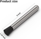 Ohtomber 8  Muddler For Cocktails  Stainless Steel Cocktail 8 Inch  Silver 