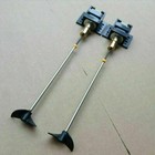 2  Motors Rc Boat Drive Set 130 Motor Seat Shaft Propellers Kit Model Ship Diy