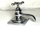    mueller Solid Metal Faucet Advertising Paperweight Salesman Sample 1930 s Vtg   