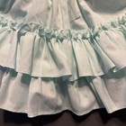 Vintage Kandy Ann 4 Toddler Full Circle Dress Blue Tiered Ruffle Lace Party Usa