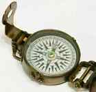 Wwii Military Compass Antique Nautical Brass Vintage Pocket Compass