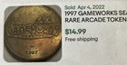 Vintage Gameworks Coin Game Token Arcade Game Coin As Is