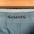 Simms Fishing Pants Men s 36 Blue Straight Leg Lightweight Superlight Outdoor