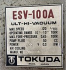 Tokuda Esv-100a Ult-hi-vacuum  Used Surplus  Item Id 3