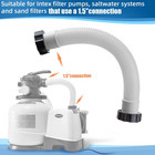Pool Sand Filter Pump Hose - 11535 Interconnecting Hose Replacement For Intex 16