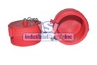 Fire Hose Hydrant Plug And Chain   2-1 2  Male Nst nh   Polycarbonate   2 Pack