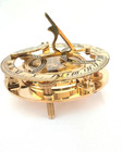 Nautical Brass Vintage Sundial Compass 5  Maritime Antique Polished Brass Finish