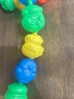 Vintage Fisher  Price Snap Lock Pop Beads Set Of 23 Classic Toy