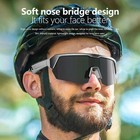 2in1 Smart Glasses Riding Cycling Polarized Sunglasses Bluetooth Music Earphone