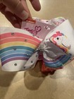 Lot Of 3 Jojo Siwa Large Hair Bows Barrettes Unicorns Rainbows Butterflies Smile
