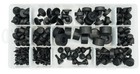 160 Pcs Black Automotive Rubber Bumper Assortment  Rubber Stop Bumper 20030 8210